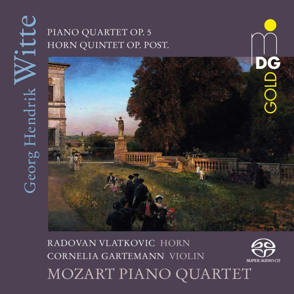 CD Mozart Piano Quartet - Georg Hendrik Witte