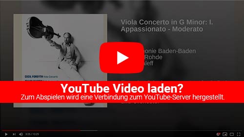 Hartmut Rohde YouTube-Video Viola Concerto in G Minor
